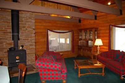 Living room on main floor off of kitchen