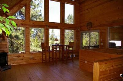 Sun room in new addition, main floor (looking West toward pond)