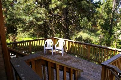 Deck off of new addition sun room